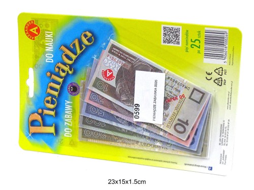 PIENIĄDZE BANKNOTY ZABAWKA 000269 0599