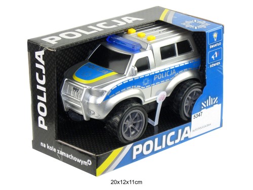 AUTO POLICJA ŚWIATŁO DŹWIĘK 90080 5347