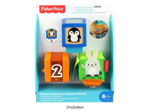 FISHER PRICE KLOCKI KOLOROWE ZWIERZĄTKA 94039