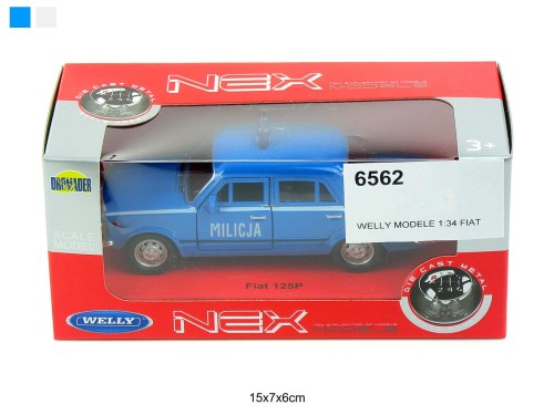 WELLY 1:34 FIAT 125P MILICJA 6562
