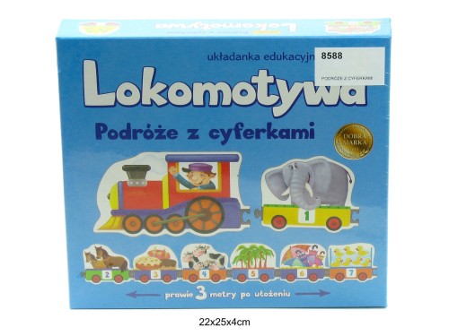 PODRÓŻE Z CYFERKAMI LOKOMOTYWA 07202 8588