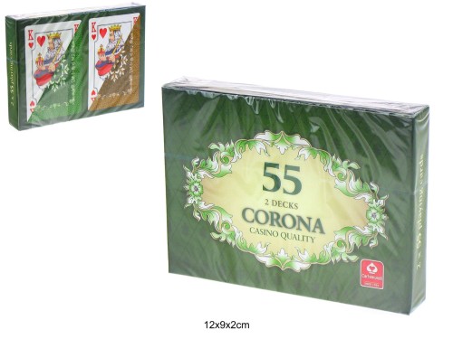 KARTY CASINO 2 x 55 LISTKÓW 002631 5753