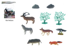 ZWIERZĘTA LEŚNE 10CM 8193