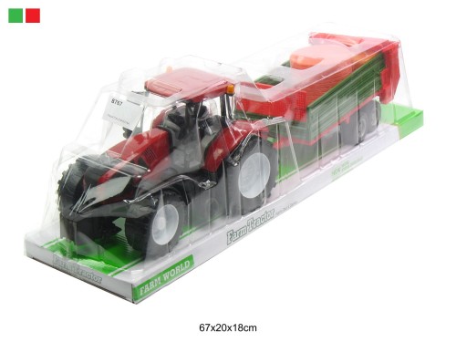 TRAKTOR Z PRZYCZEPĄ I BELAMI 3089D IMP 8767