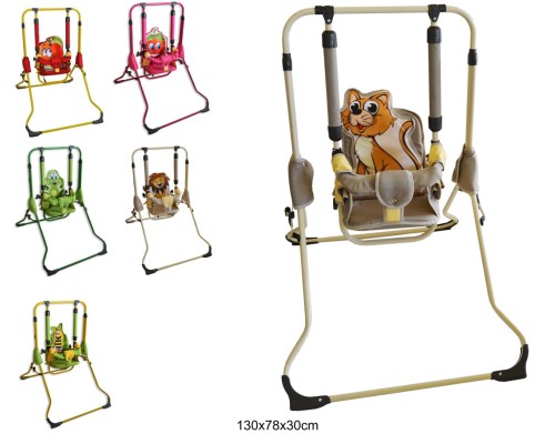 HUŚTAWKA DLA DZIECI Z FOTELIKIEM STOJĄCA 6418