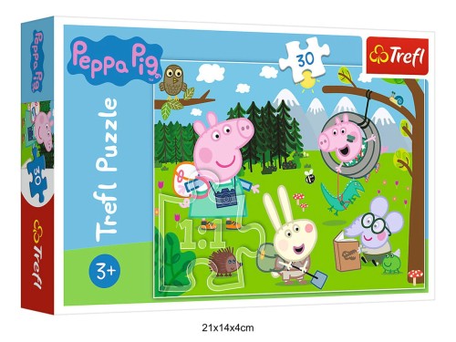PUZZLE 30el. LEŚNA WYPRAWA PEPA 40121