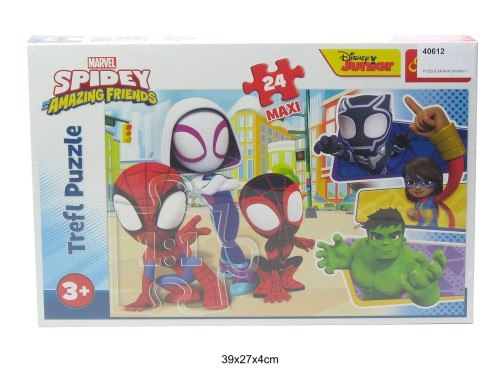 PUZZLE 24 MAXI SPIDAY I PRZYJACIELE 40612