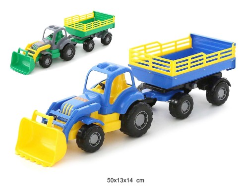 OSIŁEK TRAKTOR Z PRZYCZEPĄ 8324