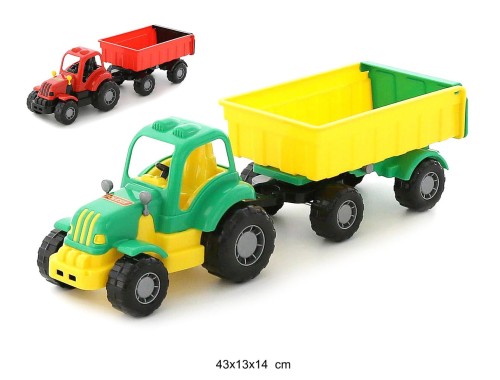 OSIŁEK TRAKTOR Z PRZYCZEPĄ 8322