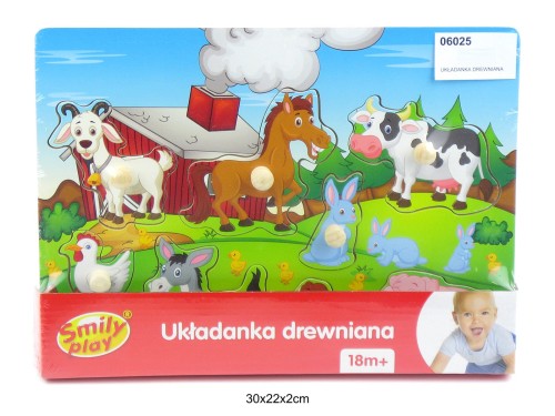UKŁADANKA DREWNIANA FARMA 836030 06025