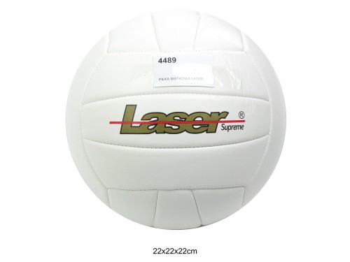 PIŁKA SIATKOWA LASER BIAŁA 437326 4489