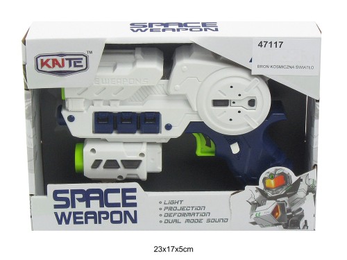 PISTOLET KOSMICZNY ŚWIATŁO DŹWIĘK 30945 47117