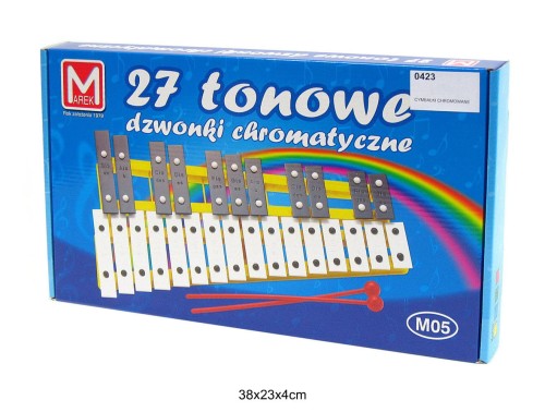 CYMBAŁKI CHROMATYCZNE 27ton 000049 0423