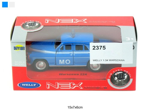WELLY 1:34 WARSZAWA MILICJA 2375