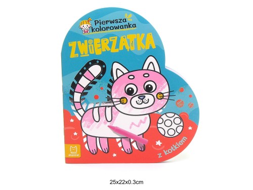 PIERWSZA KOLOROWANKA Z KOTKIEM 84014