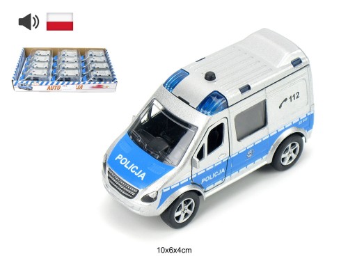 VAN POLICJA 11cm Z POLSKIM GŁOSEM 011005 /12 0432
