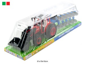 TRAKTOR Z PŁUGIEM 88094