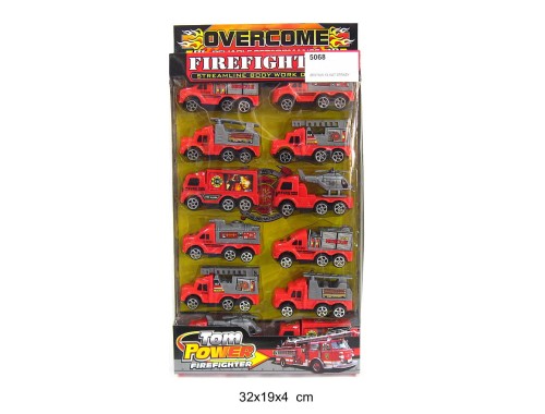 ZESTAW 12 AUT STRAŻY POŻARNEJ 5068