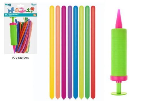 BALONY ZESTAW MODEL 10 Z POMPKĄ 95072