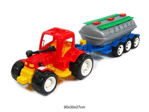 TRAKTOR Z BECZKĄ LESZKO 8073