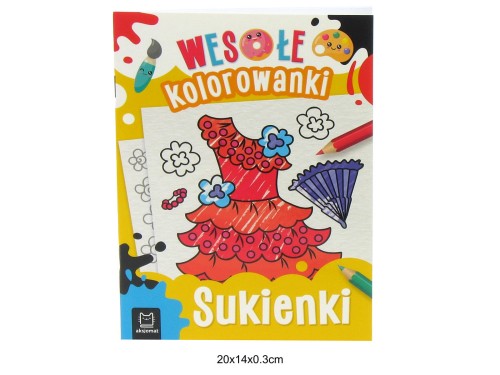 WESOŁE KOLOROWANKI SUKIENKI 66065