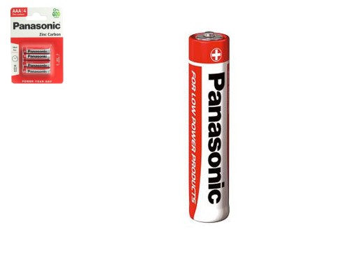 BATERIA AAA R3 ZINC CARBON PANASONIC /4/48 6666