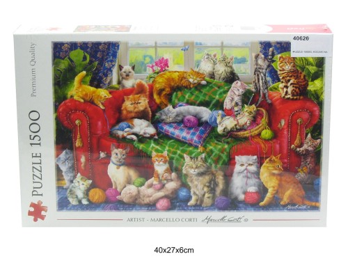 PUZZLE 1500EL KOCIAKI NA SOFIE 40626