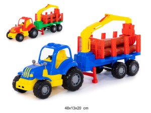OSIŁEK TRAKTOR Z NACZEPĄ 8370