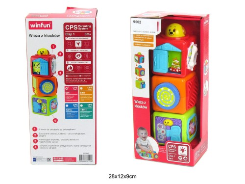 WIEŻA Z KLOCKÓW 551206 9502