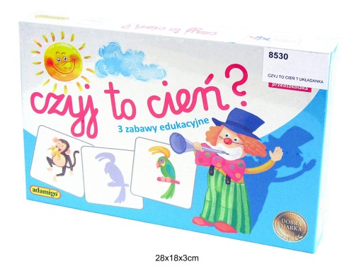 GRA CZYJ TO CIEŃ ? UKŁADANKA ADAMIGO 8530