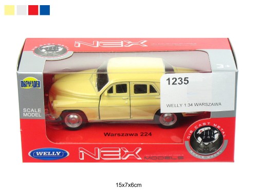 WELLY 1:34 WARSZAWA 1235