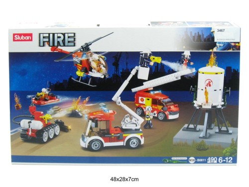 KLOCKI SLUBAN STRAŻ 490el. 3467