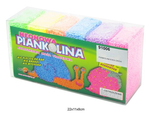 PIANKOLINA 6 KOLORÓW NEON 91006