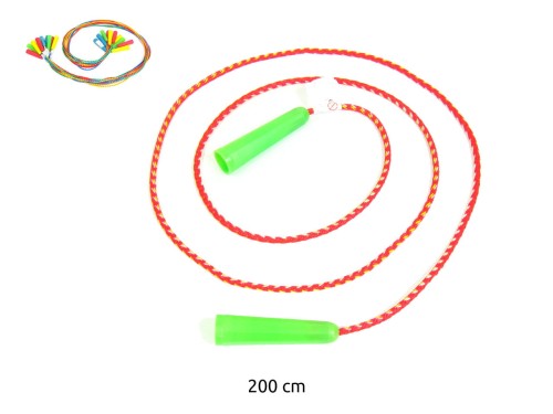 SKAKANKA SZNURKOWA PLASTIKOWA RĄCZKA /10 4754