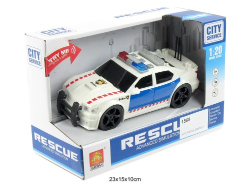 AUTO POLICJA ŚWIATŁO I DŹWIĘK 1568