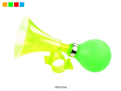 TRĄBKA DO ROWERU PRZEŹROCZYSTA 0932