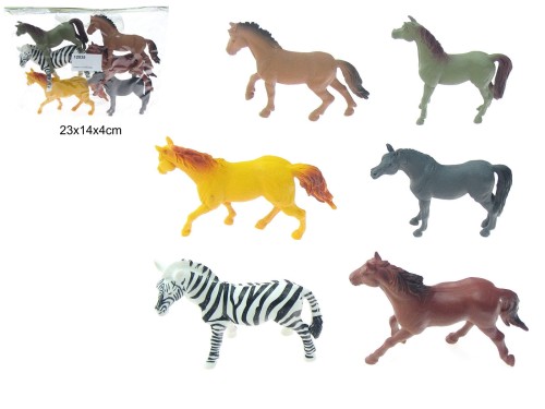 KONIE PLASTIKOWE ZESTAW 6SZT. 12035