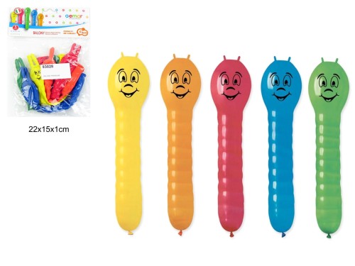 BALONY PREMIUM DŻDŻOWNICZKI 70CM 5SZT 93028