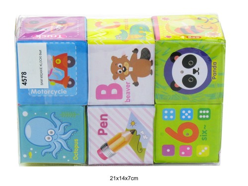 BAM MIĘKKIE KLOCKI 6szt 437140 4578