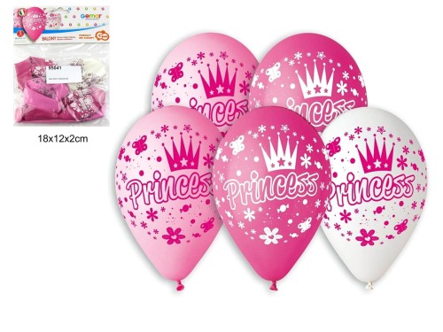 BALONY PREMIUM KSIĘŻNICZKI 5SZT 95041