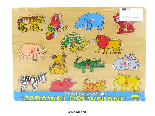 UKŁADANKA DREWNIANA ZWIERZĘTA 01691 09044