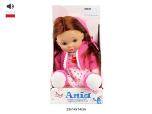 LALKA ANIA ŚPIEWA PO POLSKU 31CM 01069