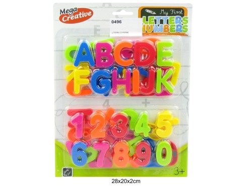 LITERKI CYFERKI MAGNETYCZNE 0496