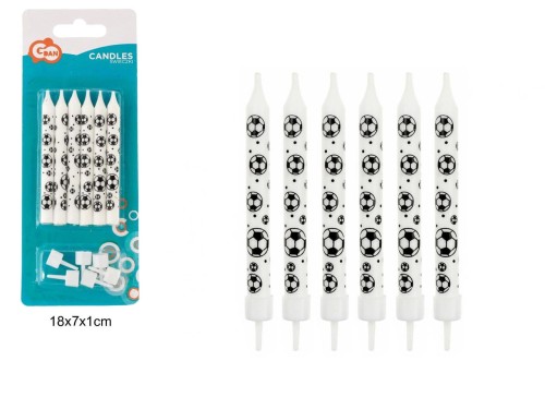 ŚWIECZKI PIŁKI NOŻNE 658337 9642