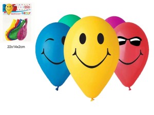 BALONY PREMIUM UŚMIECHY KOLOROWE 9091