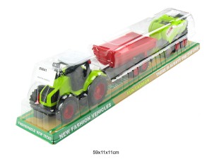 TRAKTOR Z PRZYCZEPĄ I PACZKARKĄ 85041