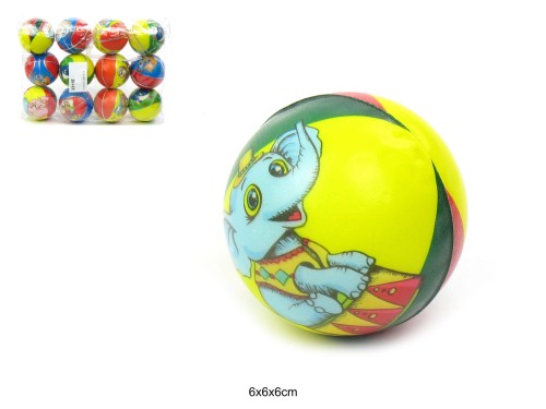 PIŁECZKA PIANKOWA ZWIERZĘTA /12 33115