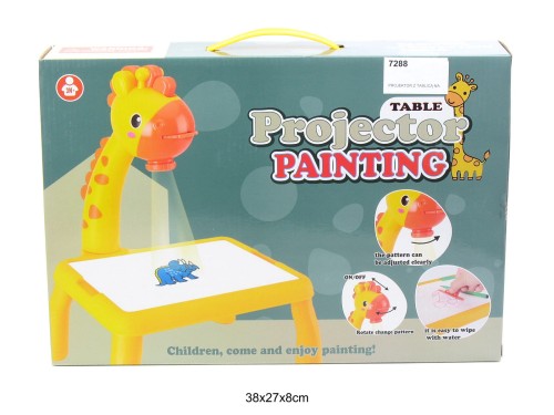 STOLIK TO RYSOWANIA Z PROJEKTOREM ŻYRAFA 7288
