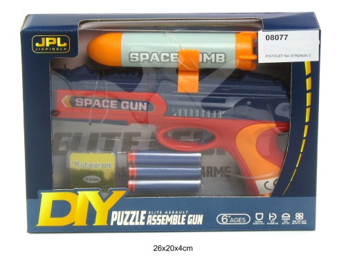 PISTOLET NA STRZAŁKI Z AKCESORIAMI 844016 08077