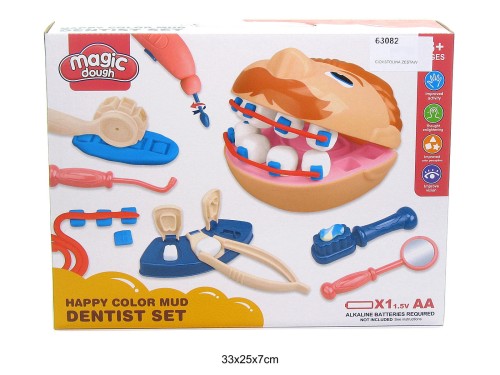 CIASTOLINA ZESTAW DENTYSTA G156082 63082
